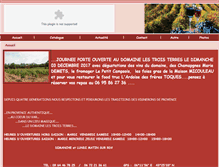 Tablet Screenshot of domainetroisterres.com